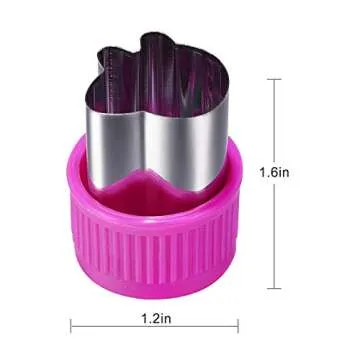 Colorful Vegetable Cutter Set - 18 Mini Cookie Cutters