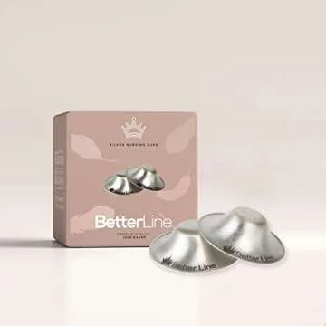 Silver Nursing Cups to Soothe Nipples for Breastfeeding Moms | Newborn Essentials Handmade Silver Nipple Shields, 100% Natural Silver Nursing Pads Baby Shower Gifts