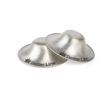 Silver Nursing Cups to Soothe Nipples for Breastfeeding Moms | Newborn Essentials Handmade Silver Nipple Shields, 100% Natural Silver Nursing Pads Baby Shower Gifts