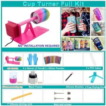 LFSUM Cup Turner Machine for DIY Tumbler Projects