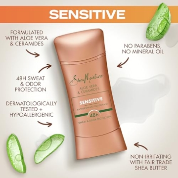 SheaMoisture Aloe Vera Antiperspirant Deodorant Stick 48HR