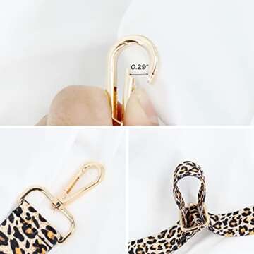 Youteer Adjustable Handbag Strap Wide Purse Strap Replacement Shoulder Crossbody Bag Strap Natural L...