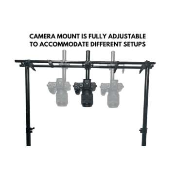 Glide Gear OH 200 Modular/Adjustable Video Camera Smartphone Overhead All Metal Flat Lay Rig Mount