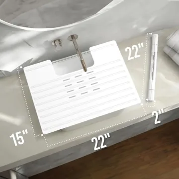 Maplefield Heat Resistant Silicone Sink Cover for Makeup & Hair Styling