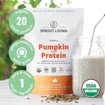 Pure Organic Pumpkin Seed Protein Powder, 20g Vegan Protein