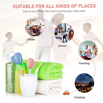 Toothbrush Covers Family Pack: Clean & Fun Protection for All