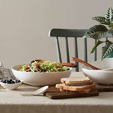DOWAN 11.5 Large Serving Bowls, Elegant & Durable