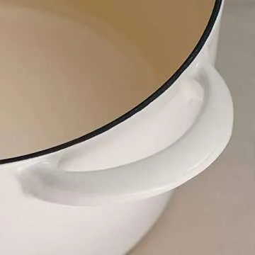 Tramontina 7 Qt Enameled Cast Iron Dutch Oven - Latte