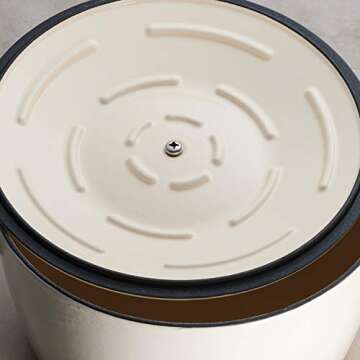 Tramontina 7 Qt Enameled Cast Iron Dutch Oven - Latte