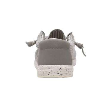 Hey Dude Men's Wally Sox Ash Size 8 | Men’s Shoes | Men's Lace Up Loafers | Comfortable & Light-Weight