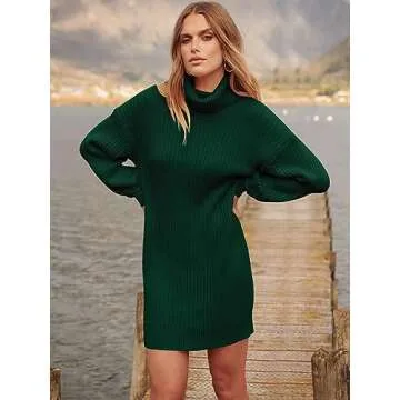Comfortable ANRABESS Oversized Sweater Dress for Women