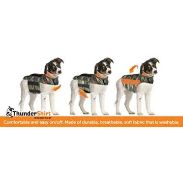 ThunderShirt for Dogs, Large, Blue Polo - Dog Anxiety Relief Calming Vest
