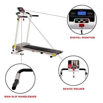 Sunny Health SF-T7610 Electric Walking Treadmill Foldable