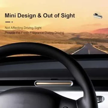 COSLAKE Car Air Freshener in Vent for Tesla Model Y/3 Accessories, Air Fragrance Diffuser Set Includes 6 Long-Lasting Fragrance Sticks + 2 DIY Stick