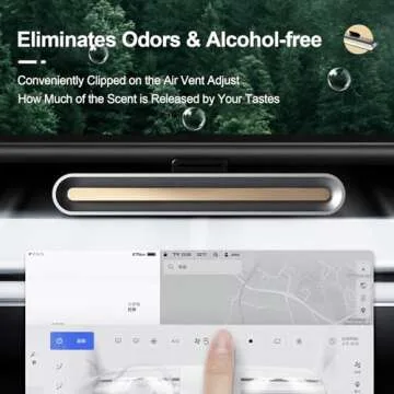 COSLAKE Car Air Freshener in Vent for Tesla Model Y/3 Accessories, Air Fragrance Diffuser Set Includes 6 Long-Lasting Fragrance Sticks + 2 DIY Stick