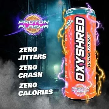 OxyShred Healthy Energy Drink - Zero Sugar & Clean Caffeine