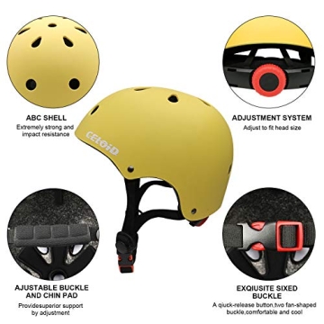 CELOID Kids Bike Helmet - Safe & Stylish for Ages 5-9