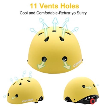 CELOID Kids Bike Helmet - Safe & Stylish for Ages 5-9
