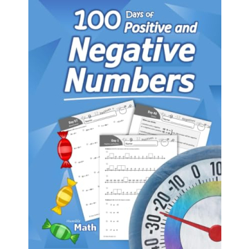 Humble Math Workbook: Positive & Negative Numbers Practice for Kids