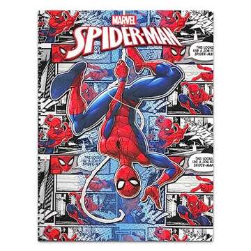 Marvel Spiderman School Supplies Set - Bundle With Spiderman Folder, Notebook, Erasers, Stickers, and More (Avengers School Supplies Bundle)