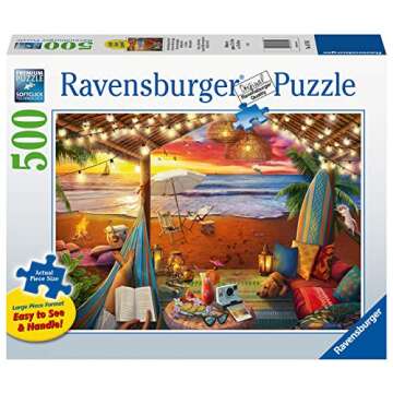 Ravensburger Cozy Cabana 500-Piece Puzzle - Family Fun