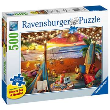 Ravensburger Cozy Cabana 500-Piece Puzzle - Family Fun