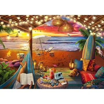 Ravensburger Cozy Cabana 500-Piece Puzzle - Family Fun