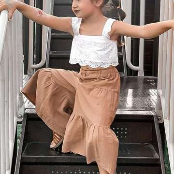 Baby Girl Summer Outfit Set - Stylish Comfort for Toddlers