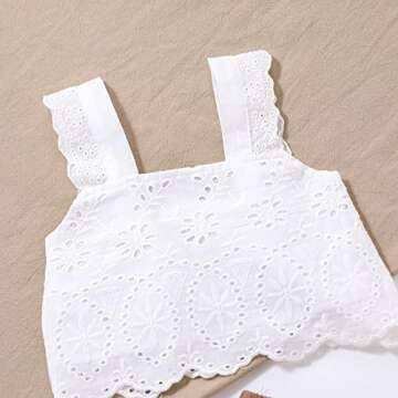 Baby Girl Summer Outfit Set - Stylish Comfort for Toddlers
