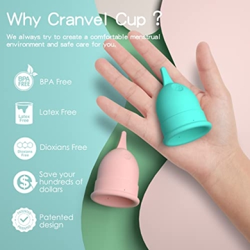 Cranvel Menstrual Cup - Eco-Friendly Female Care Alternative
