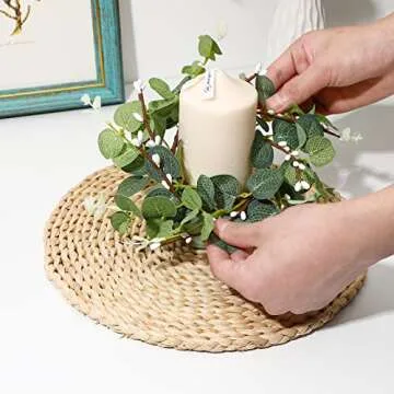Elegant Eucalyptus Wreath Set for Home Decor and Gifts