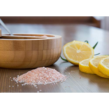 Relative Foods Salt Cellar -Bamboo Salt and Pepper Bowl with Magnetic swivel lid - Salt Container with Himalayan Pink Salt and Pepper Included - Perfect Salt Storage for countertop