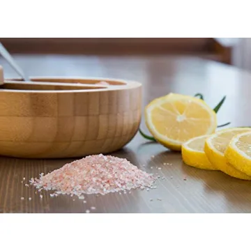 Relative Foods Salt Cellar -Bamboo Salt and Pepper Bowl with Magnetic swivel lid - Salt Container with Himalayan Pink Salt and Pepper Included - Perfect Salt Storage for countertop