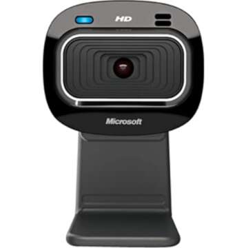 Microsoft LifeCam HD-3000 for Business with built-in noise cancelling Microphone, Light Correction, ...