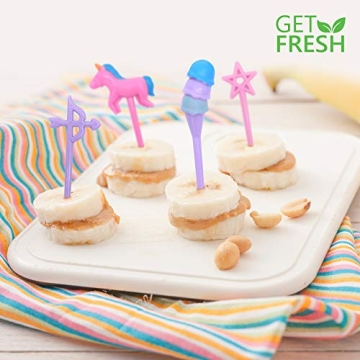 GET FRESH Unicorn Food Picks – Fun Bento Accessories for Kids