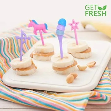 GET FRESH Unicorn Food Picks – Fun Bento Accessories for Kids