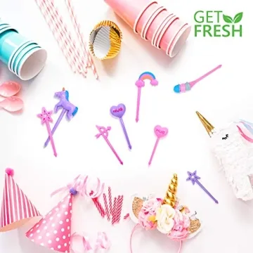GET FRESH Unicorn Food Picks – Fun Bento Accessories for Kids