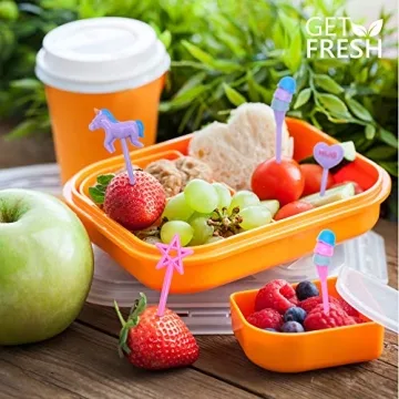 GET FRESH Unicorn Food Picks – Fun Bento Accessories for Kids