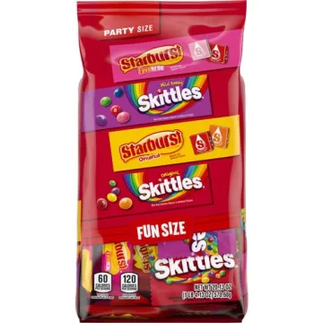 SKITTLES and STARBURST Fun Size Assorted Candy Pack