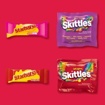SKITTLES and STARBURST Fun Size Assorted Candy Pack