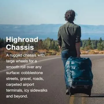 Osprey Transporter 40L Wheeled Duffel Bag for Travel