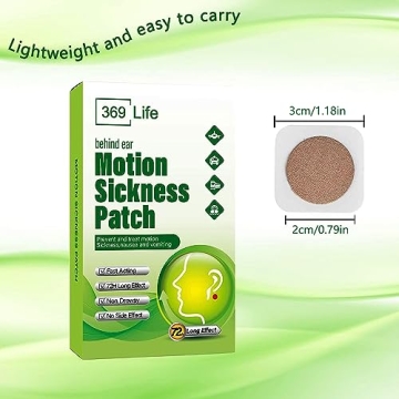 Natural Motion Sickness Patches for Travel Comfort