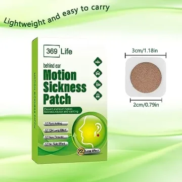 Natural Motion Sickness Patches for Travel Comfort