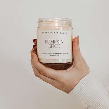 Pumpkin Spice Candle - Cozy Fall Scent for Your Home