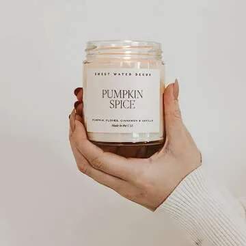 Pumpkin Spice Candle - Cozy Fall Scent for Your Home