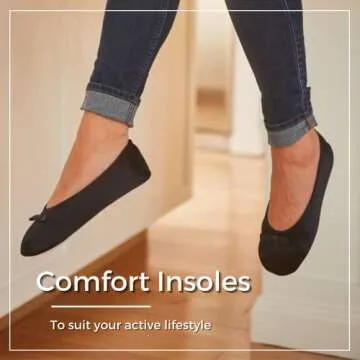 Isotoner Ballerina Slippers for Women – Soft Satin House Shoes with Bow and Suede Sole – Classic Comfy Travel and Bedroom Slippers – Cute Bridal Party Slippers, Evening Sand Soft Tie Bow, 5-6