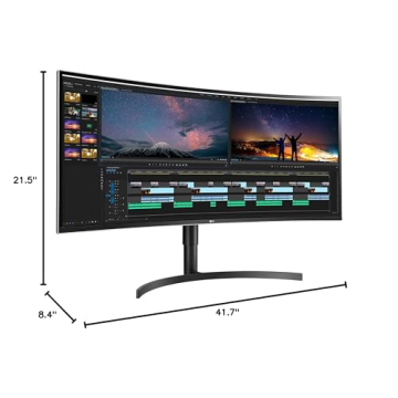 LG 38WN75C-B 38" Curved UltraWide QHD+ Monitor