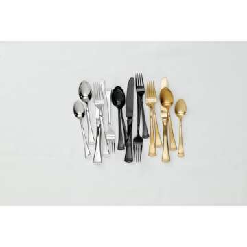 Lenox Portola, 3.40 LB, 20-Piece Flatware Set, Gold