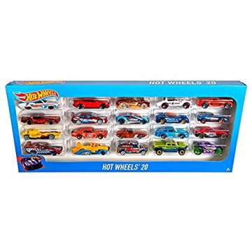 Hot Wheels Bundle: Criss Cross Track & 20 Cars Gift Pack