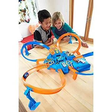 Hot Wheels Bundle: Criss Cross Track & 20 Cars Gift Pack